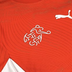 Maglia Svizzera home versione player coppa del mondo 2026