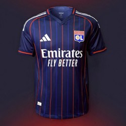 Olympique Lyonnais auswärtstrikot spieler-version 2025-26