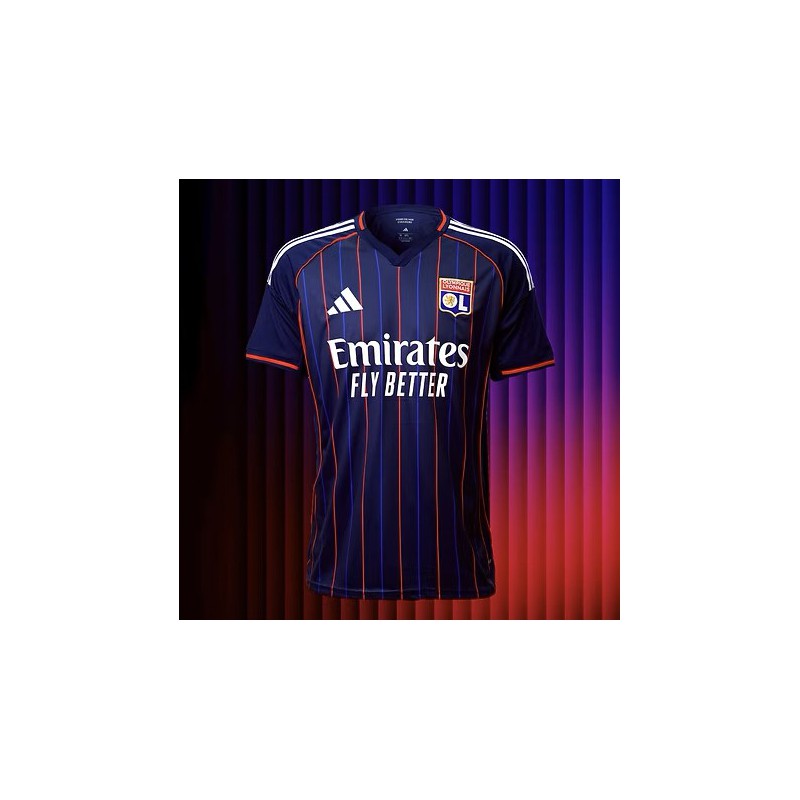 Olympique Lyonnais auswärtstrikot fan-version 2025-26