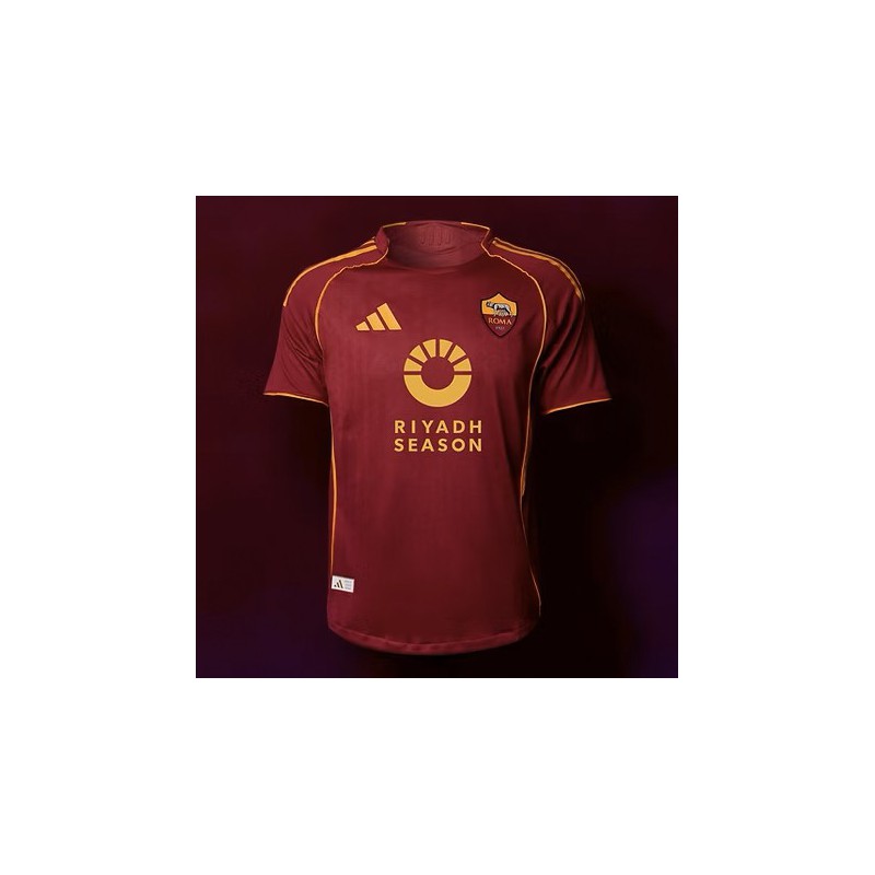 Maillot AS Roma domicile version joueur 2025-26
