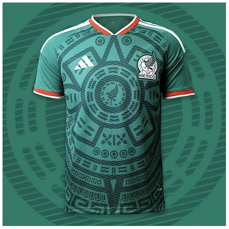 Maglia Messico home versione fan Coppa del Mondo 2026