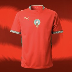 Maglia Marocco home versione fan coppa del mondo 2026