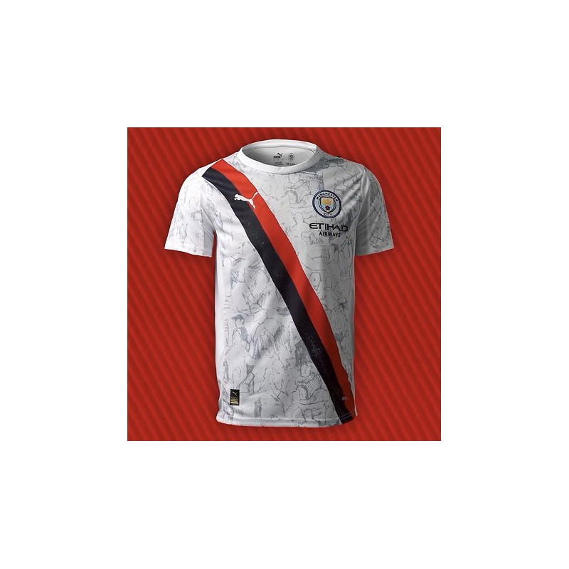 Maillot Manchester City extérieur version fan 2025-26