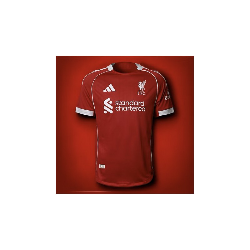 Maglia Liverpool home versione giocatore 2025-26