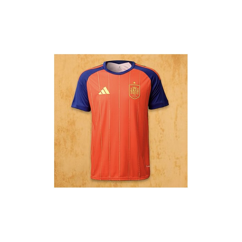 Maglia Spagna home versione fan coppa del mondo 2026