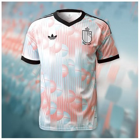 Maglia Belgio away versione fan Coppa del Mondo 2026