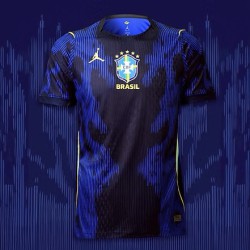 Maglia Brasile away versione player coppa del mondo 2026