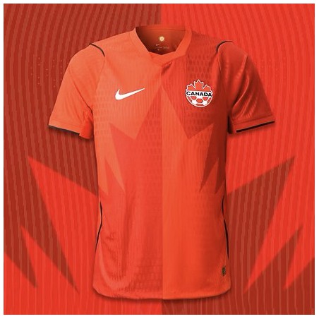Maglia Canada home versione giocatore Coppa del Mondo 2026