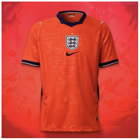Maglia Inghilterra away versione fan Coppa del Mondo 2026