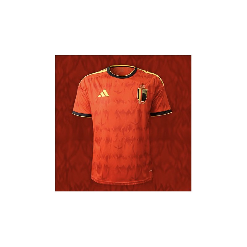 Maglia Belgio home versione fan coppa del mondo 2026