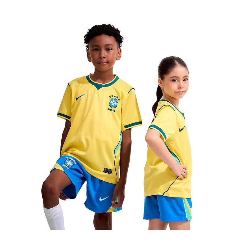 Brazil 2026 World Cup Home Kids Kit | Football Jersey
