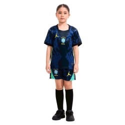 Brasilien Auswärts Kinder-Trikot-Set Weltmeisterschaft 2026 | Football Jersey