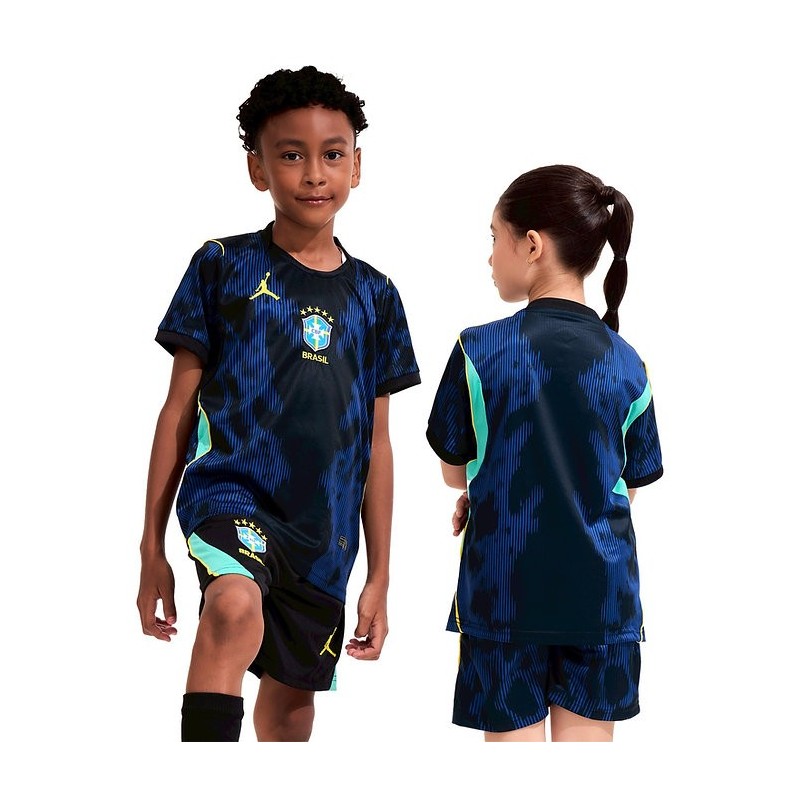 Brasilien Auswärts Kinder-Trikot-Set Weltmeisterschaft 2026 | Football Jersey