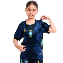 Kit bambino Brasile trasferta Coppa del Mondo 2026 | Football Jersey